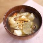 定番の味。具だくさんけんちん汁