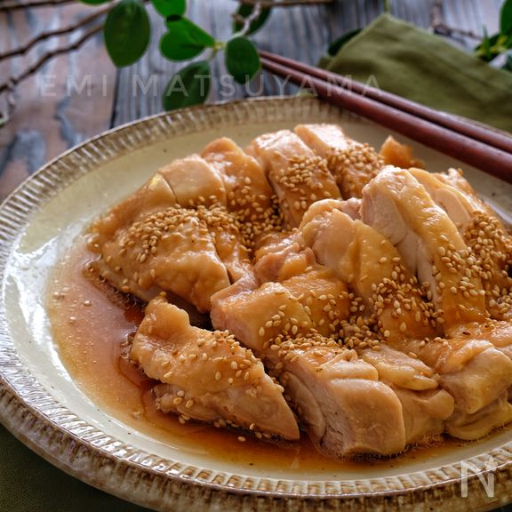 簡単！しっとり！＊オイスター煮鶏＊