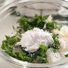 もちっとヘルシー◎【大葉としらすの大根もちピザ】の工程3