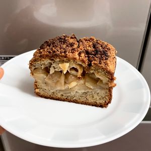 ケの作ってみた!投稿(紅茶とりんごのクランブルケーキ（グルテンフリー）)