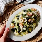 【レンチン★】白菜とちくわの海苔サラダ
