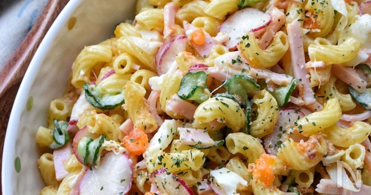 基本のマカロニサラダ】5分de簡単！おかわりが止まらない◎ | レシピ