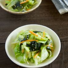 春キャベツとわかめのナムル