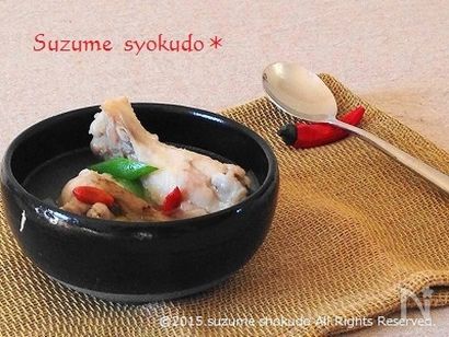 お手軽☆塩麹サムゲタンスープ