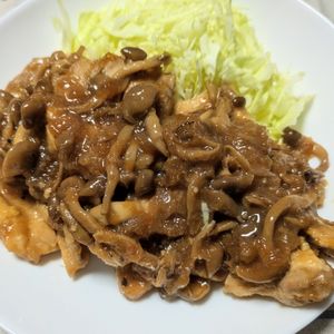 はるねこの作ってみた!投稿(【柔らかジューシー】しめじと新玉おろしソースのスタミナ豚テキ)