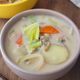 重ね煮で絶品！春の豆乳味噌汁