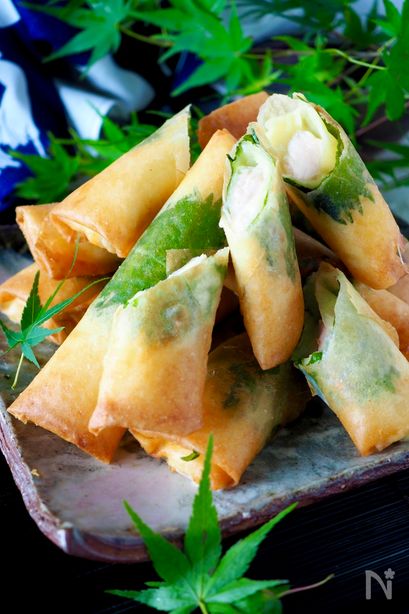 チーズとろ り 鶏ささみの大葉チーズスティック春巻き By 道添明子 あーぴん レシピサイト Nadia ナディア プロの料理家のおいしいレシピ