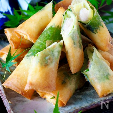 チーズとろ り 鶏ささみの大葉チーズスティック春巻き By 道添明子 あーぴん レシピサイト Nadia ナディア プロの料理家のおいしいレシピ
