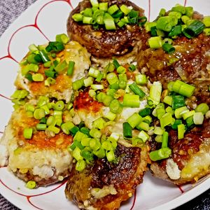 ヴェルの作ってみた!投稿(しいたけの肉詰め、ゆず胡椒風味)