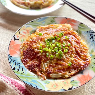 簡単で美味しい♡もやしとチーズのチヂミ