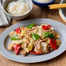 お野菜がモリモリ進む!こどもと一緒に食べる回鍋肉