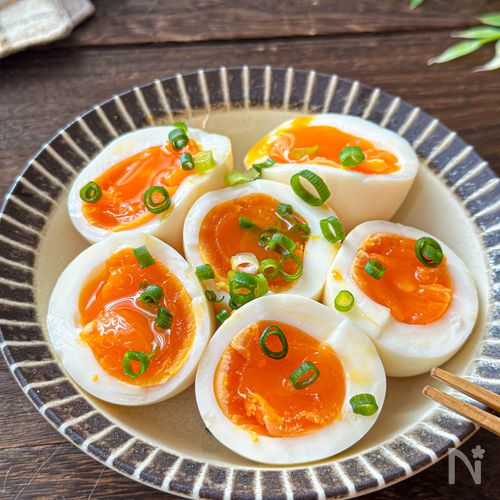 茹でて漬けるだけ♪【うま塩味玉】