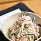 切り干し大根とハムのごまマヨサラダ【作り置き】