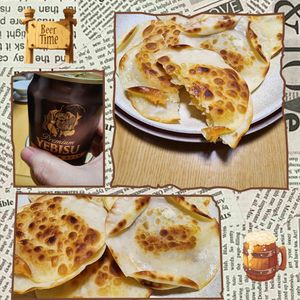 ナムディの作ってみた!投稿(餃子の皮で簡単絶品！
パリパリチーズ焼き)