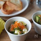 クリームチーズと海飯一膳のおつまみサラダ