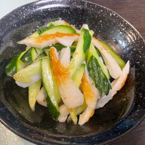 700587の作ってみた!投稿(さっぱりやみつき副菜♪『ちくわときゅうりの塩だれ和え』)