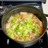 豚肉と白菜とれんこんのごま味噌スープの工程4