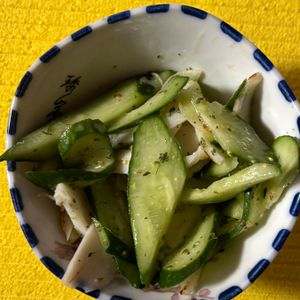 チョビの助の作ってみた!投稿(切って和えるだけ！さわやか副菜【きゅうりのマスタードマリネ】)
