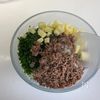 ぽん酢そぼろとパセリのピラフ風混ぜごはんの工程3