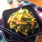 無限に食べられる♡筍とピーマンのオイマヨ炒め