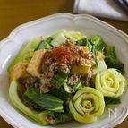 コスパもボリュームも満点！厚揚げと青梗菜の中華炒め