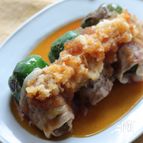 ピーマンの肉巻き♪おろしポン酢添え