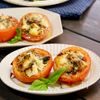 鯖缶で簡単ごちそう🍅バジル香るトマトのファルシ