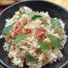 カリカリじゃこと梅大葉の和風チャーハン