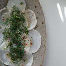 【 ヴィーガン対応 】蕪のカルパッチョ