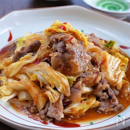 ジュ っと味噌ダレ 豚とキャベツの辛味噌炒め By 長岡美津恵akai Salad レシピサイト Nadia ナディア プロの料理家のおいしいレシピ