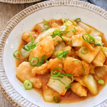 ［鶏むねと白菜のよだれ鶏風］すぐできる！ピリ辛ラクうまおかず