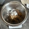 モッチモチがハマる♡【えび蓮根蒸し餃子】の工程2