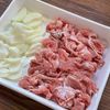 キャベツもりもり♪【豚こま甘辛炒め】の下準備