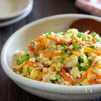 にんじんとツナの炒り豆腐