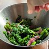 菜の花とホタルイカの和え物の工程7