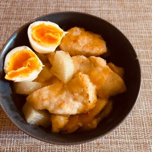 puricoの作ってみた!投稿(【ピリッとうま辛♩鶏むね大根のとろ照り煮】時短で味染み！)