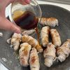 巻くだけ簡単♪ごはんがすすむ【豚バラと大葉のバタぽん焼き】の工程5