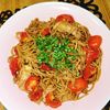 ヴェルの作ってみた!投稿(トマトと豚肉の焼きそば)