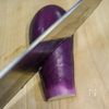 素麺つゆで茄子とピーマンの揚げ浸しの下準備