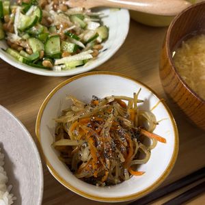 にくだんごの作ってみた!投稿(ごぼうと人参のしらたききんぴら【飽きない味付け。定番副菜】)
