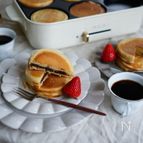 新食感！チョコサンドのマフィンパンケーキ