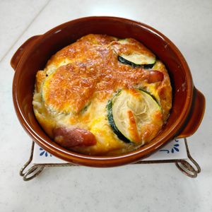 ukinkoの作ってみた!投稿(【ズッキーニのスパニッシュオムレツ】オーブンで失敗無し)