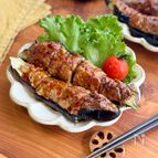 【COSORIで作る】秋なすの肉詰め