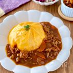 オムカレー(我が家の定番ポークカレー)