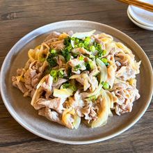 【新玉ねぎと豚しゃぶのレモンだれ】さっぱり簡単
