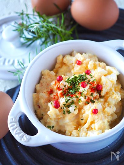 たっぷりたまごのたまごのタルタル・たまごサンドの素