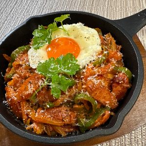 楽ラク手抜キッチン🐶🐾の作ってみた!投稿(パスタより旨い♪もっちり【ナポリタンうどん】)