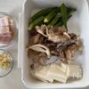 ワンパン！腸活！【ベーコンと長芋とオクラの和風スパゲティ】の下準備