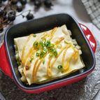 長芋とクリームチーズのめんマヨ和風ラザニアグラタン