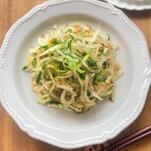 疲労回復に【もやしときゅうりの和え物】